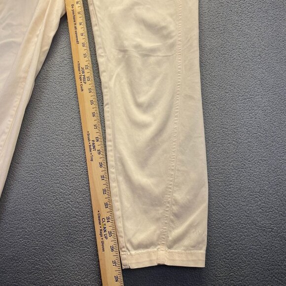 Anthropologie‎ Womens Relaxed Fit Chino Pants Size 27,Pink,Pockets,Zipper - Picture 6 of 11